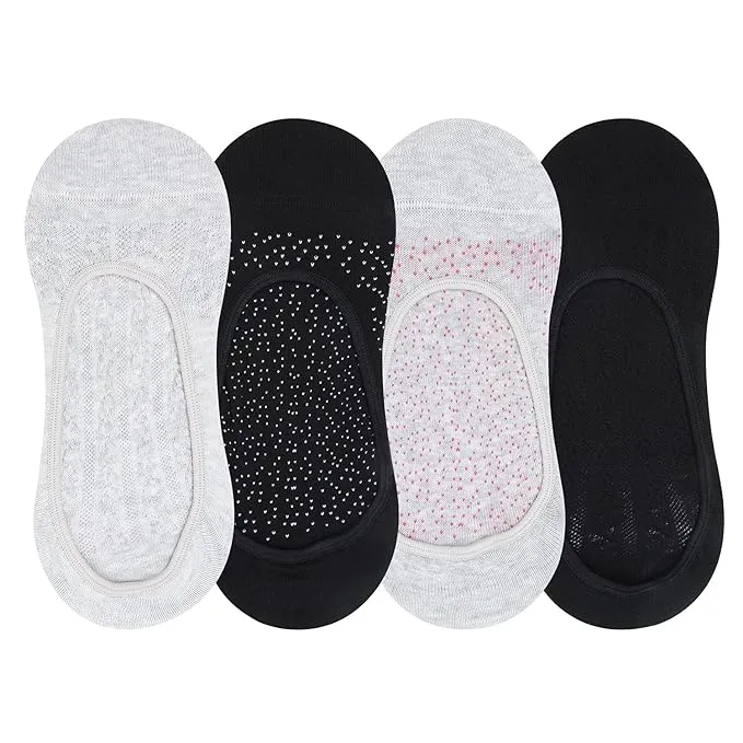 Women Casual Loafer  Socks - Pack Of 4