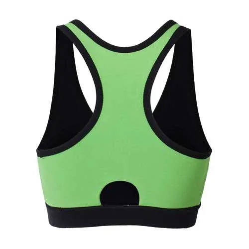 Women Cotton Breathable Push Up Professional Running Sport Yoga Bra